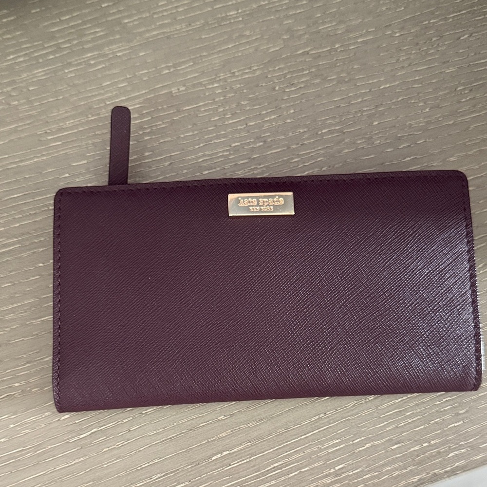 Kate Spade Plum Leather Wallet